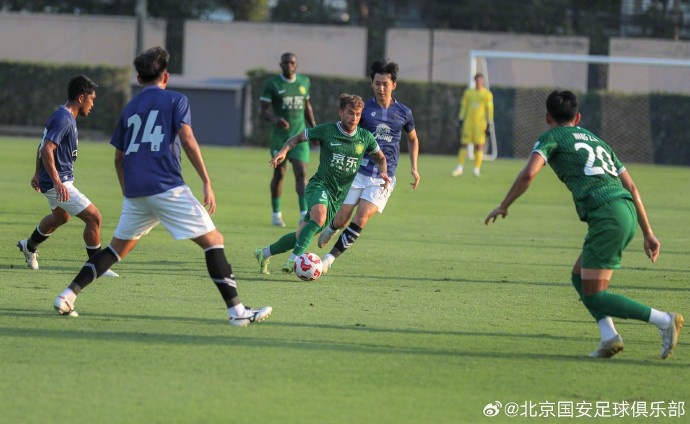 教学赛：北京国安1-1拉查武里 曹永竞助攻法比奥得分 ​​​